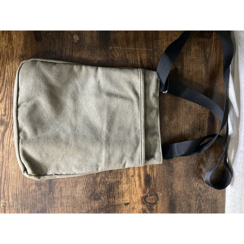 KAVU Keeper Travel Bag Crossbody Sling Bag Canvas Olive Color Purse - Picture 3 of 6